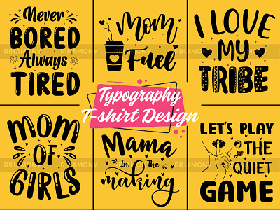 Mom Typography T-shirt Design