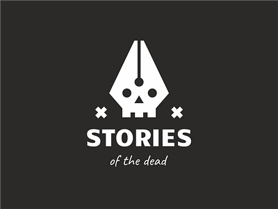 Stories of the dead branding dead history ink pen sign skull