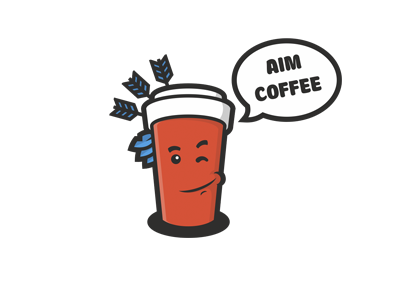 Logo for Aim Coffee