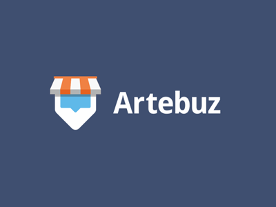 Artebuz canopy logo photo polaroid shop tag