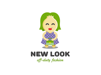 Logo for New Look bag character clothes dress fashion girl logo onion