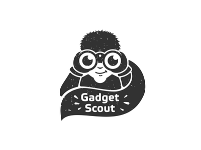 Gadget Scout (grunge) binoculars character gadget grunge logo scout