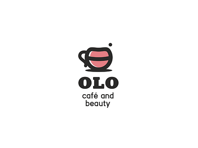 OLO beauty coffee cup kafo lips logo mole monroe