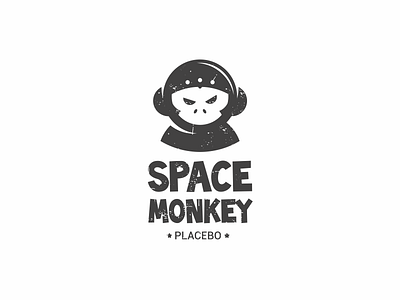 space monkey grunge logo monkey placebo space suit