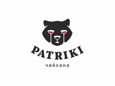 Patriki animal bakal bulgakov cat eyes glass logo of teahouse wine