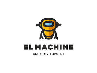 El Machine logo machine robot ui ux