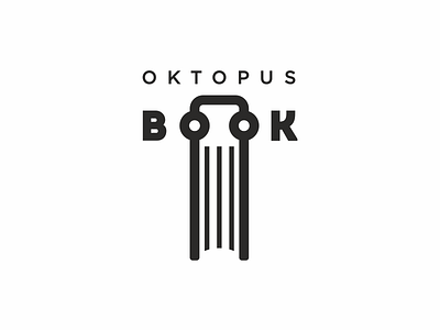 OctoBook book cover eye logo octopus page squid