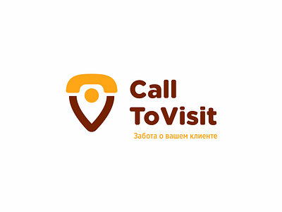 Call To Visit call geolocation location logo phone