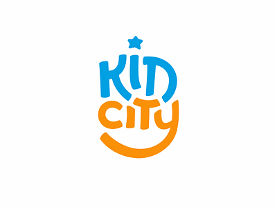 Kid City children city kid letters logo