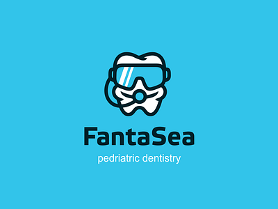 FantaSea character children dentistry diver mask scuba sea tooth water