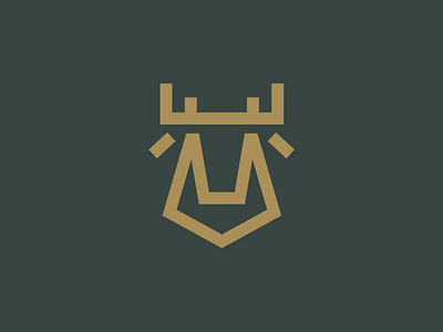 Logo for Cool Wooden Products antlers deer line logo minimalism