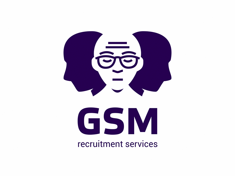 GSM animation code glasses glow negative people recruiting space