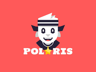 Polaris award bandage horns illustration logo medal monster polar star sport star