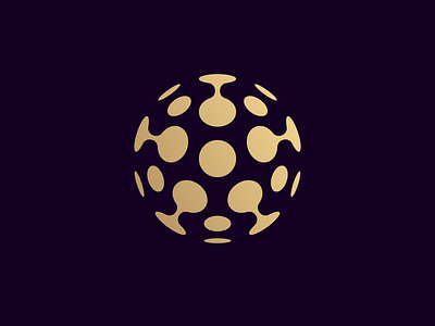 circle logo abstraction ball circle logo planet sphere technology