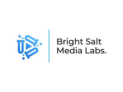 Bright Salt Media Labs. beaker chemistry flask logo media play test tube video