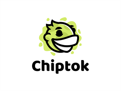 Chiptok character flower flycatcher illustration logo plant predator