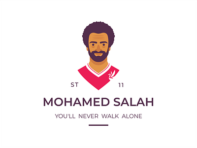 Mohamed Salah club fc flat football liverpool logo mohamed premier league salah