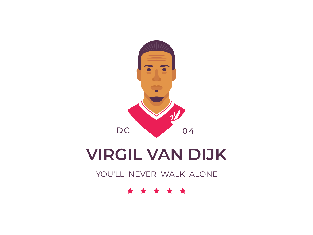 Virgil van Dijk by IIsixo_O on Dribbble