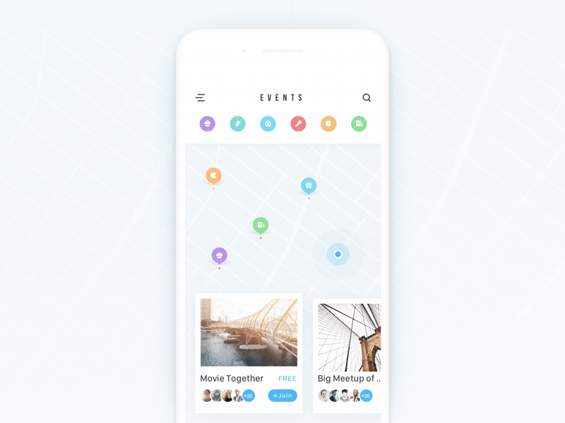 Day039-Event Transition app clean daily event gif principle transition ui ux