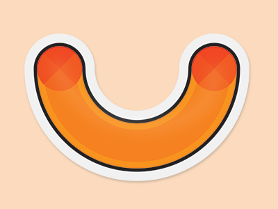 Noodle food vector icon