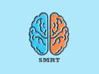 Right Brain Smrt brain creativity gif texture vector