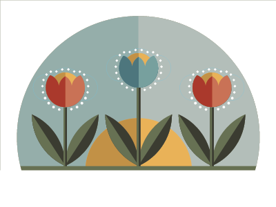 Spring spring tulip vector