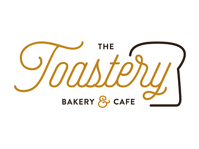 The Toastery bakery cafe logo toast