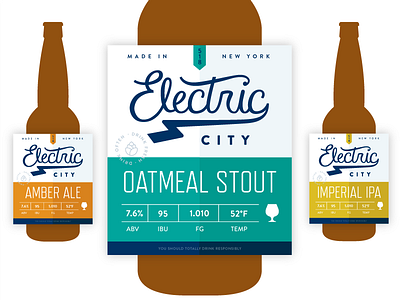 Electric City Label Design