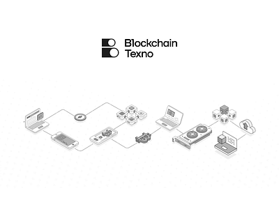 Animation for Blockchain Texno animation animator banking bitcoin blockchain design eth illustration motion graphics