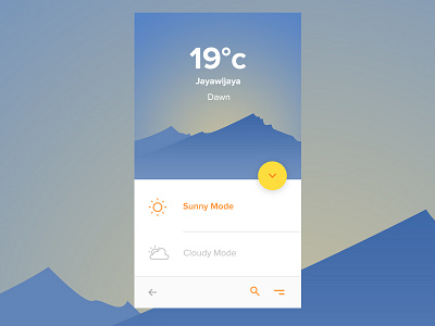 Weather android app blue clean dawn degree flat ios mount rebound wheater widget