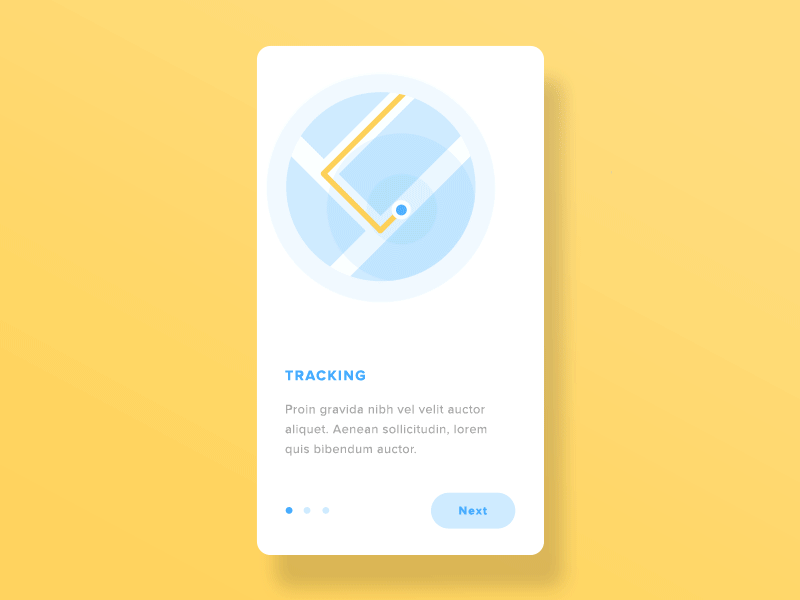 Onboarding - Courier App animation blue courier flat freelance gif green illustration onboarding yellow