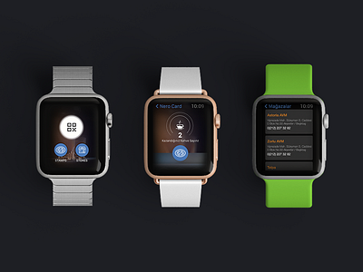 Nero for Apple Watch app apple coffee dark design ios ui ux watch