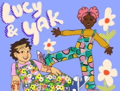 Lucy & Yak Art adhd autistic branding bright colorful coloring design drawing fashion brand fashion illustration illustration neurodiverse procreate