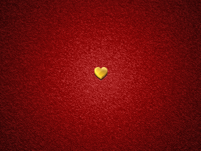 Golden heart (GIF-animation)