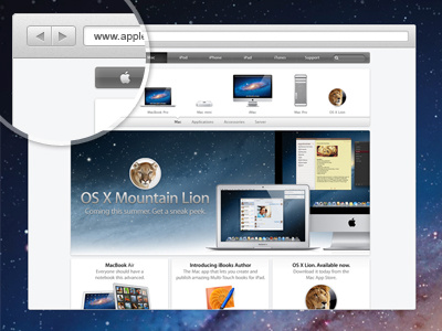 Free PSD. Browsy - Mini browser. ui ux grey web free psd browser mini download