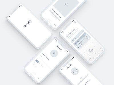 Hairdresser app – Wireframes