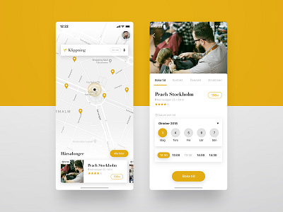 Hairdresser app – Concept