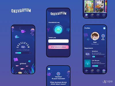 Okuvaryum Mobile App UX/UI Design