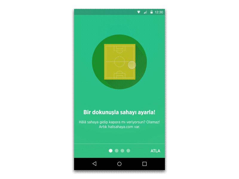 Simple Onboarding Animation android animation design login material onboarding principle