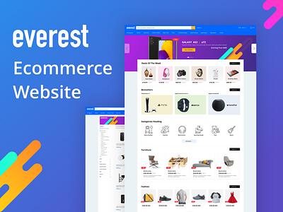 Everest - E-commerce Website Design e commerce design ecommerce ecommerce design ecommerce home page ecommerce website result page