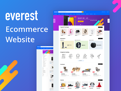 Everest - E-commerce Website Design e commerce design ecommerce ecommerce design ecommerce home page ecommerce website result page