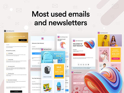 Emails and newsletters download email email design email marketing email template email template design email templates figma free mail mailchimp newsletter newsletter design newsletter template newsletters reset password source file ui ux welcome email