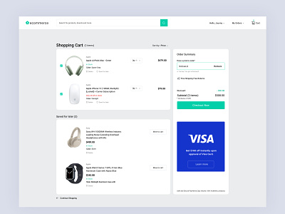 Shopping Cart Design best practice cart cart page cart page design checkout ecommerce figma product design shopping shopping basket shopping cart sketch webpage