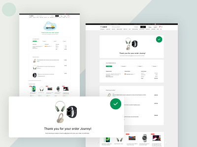 eCommerce Thank You Page after checkout download figma sketch thank you thank you page thankyou