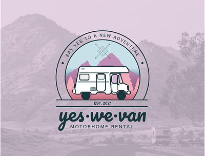 Yes We Van branding design icon illustration logo vector