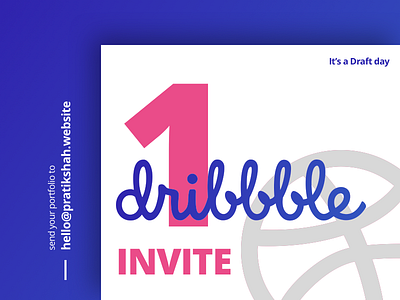 1 Dribbble Invite