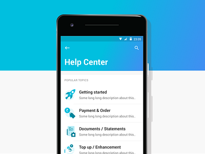 WIP: Help Center for Android application