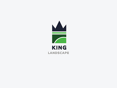 King Landscape green king landscape logo