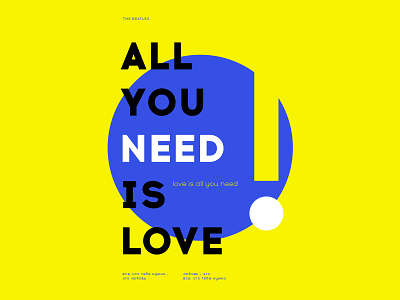 All you need is love beatles love poster