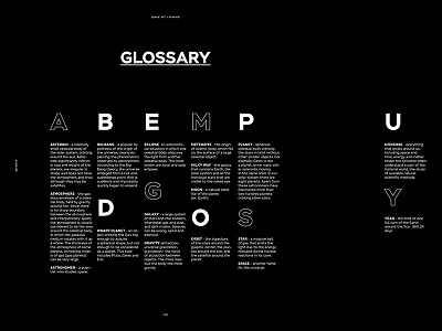 Glossary space book